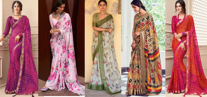 Exclusive and Perfect Sarees for this Summer!