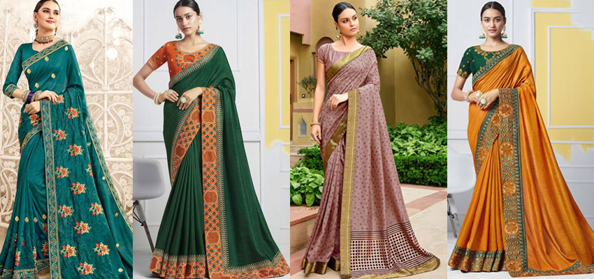 Latest and Newest Styles of Party Wear Sarees for 2020